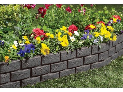 Záhonová obruba sivá