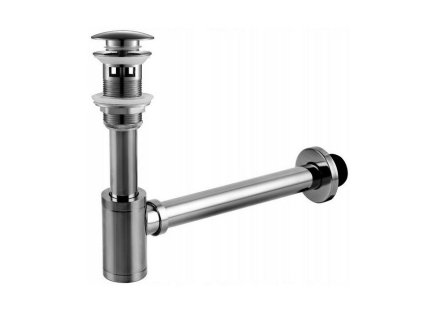 17404 rea set sifon gun grey s umyvadlovym vpustom klik klak s prepadom