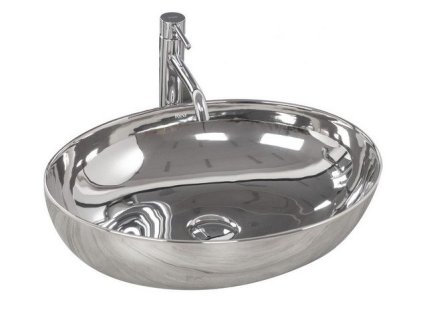 17419 rea carola slim 52x39 silver pultove umyvadlo