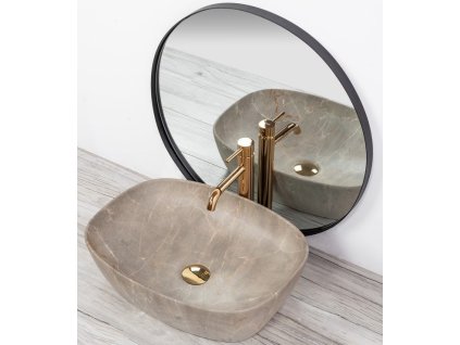 17458 rea freja beige 51x40 pultove umyvadlo