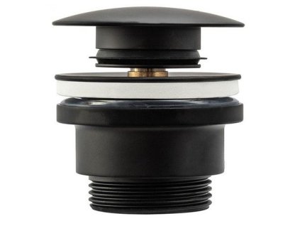 17467 rea umyvadlovy vpust black klik klak univerzalny