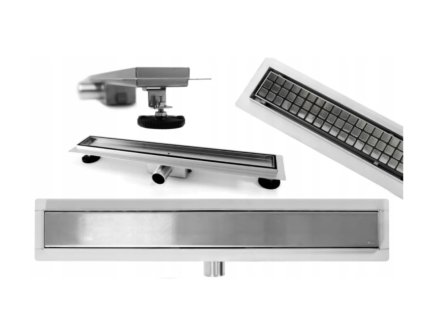 17512 rea sprchovy zlab nerez 2 v 1 neo pure 900 s moznostou vlozenia dlazby