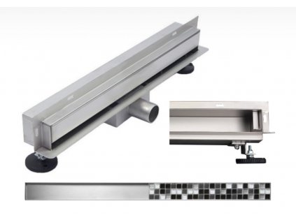 MEXEN sprchový žľab NEREZ WALL 800