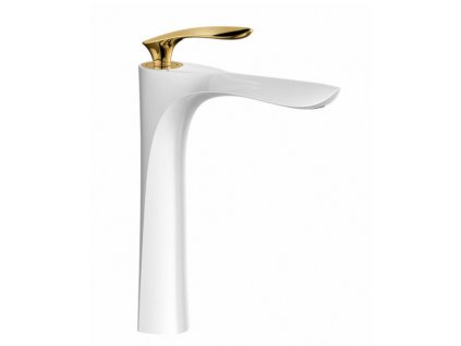 17866 mexen lily white gold vysoka umyvadlova stojaca bateria