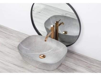 17878 rea freja grey 51x40 pultove umyvadlo