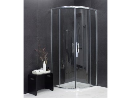 18163 mexen rio 90x90x190 polokruhly sprchovy kut transparent