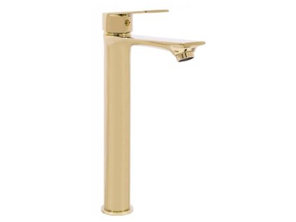 18265 rea mayson light gold vysoka umyvadlova stojaca bateria