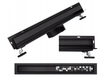 18415 mexen sprchovy zlab nerez wall 900 black