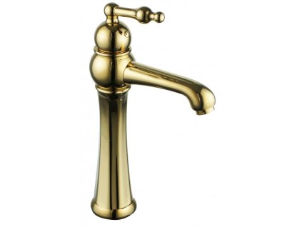 18496 mexen retro gold vysoka umyvadlova bateria