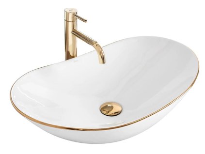 18664 rea royal 63x36 gold edge pultove umyvadlo