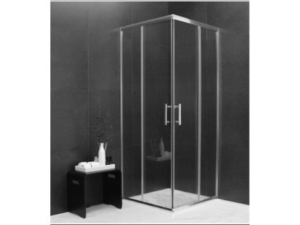 18733 mexen rio 80x80x190 chrom pravouhly sprchovy kut