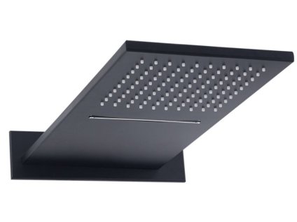 18895 mexen waterfall slim black sprchova hlavica