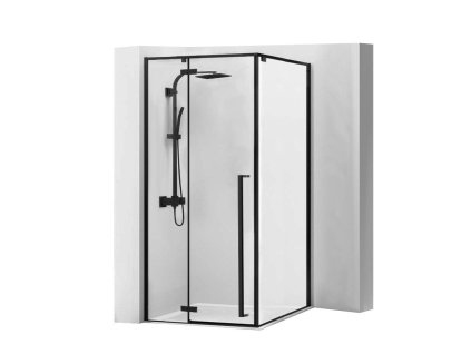 19108 rea fargo black mat sprchovy kut 120 90 195