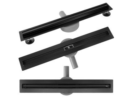 REA sprchový žľab NEOX SLIM PRO BLACK 800