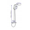 REA CEZAR sprchový set s termostatickou batériou