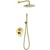REA LUNGO GOLD podomietkový sprchový set so sprchovou batériou