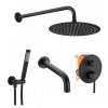 16939 rea lungo black podomietkovy vanovy sprchovy set so sprchovou bateriou