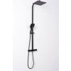 REA JET BLACK sprchový set s termostatickou batériou