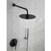 17131 1 rea lungo black podomietkovy sprchovy set so sprchovou bateriou