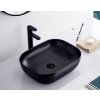 REA BELINDA 47x34 BLACK MAT pultové umývadlo  Rozmery (mm): 465x335x135