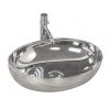 REA CAROLA SLIM 52x39 SILVER pultové umývadlo  Rozmery (mm): 515x390x140