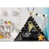 17887 1 detsky stan teepee cierny batman 120 120 180