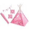 17890 detsky stan teepee ruzovy 120 120 180