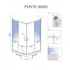 REA PUNTO sprchový kút 90/90/190