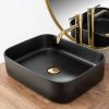 18139 rea kaya 46x36 black mat pultove umyvadlo