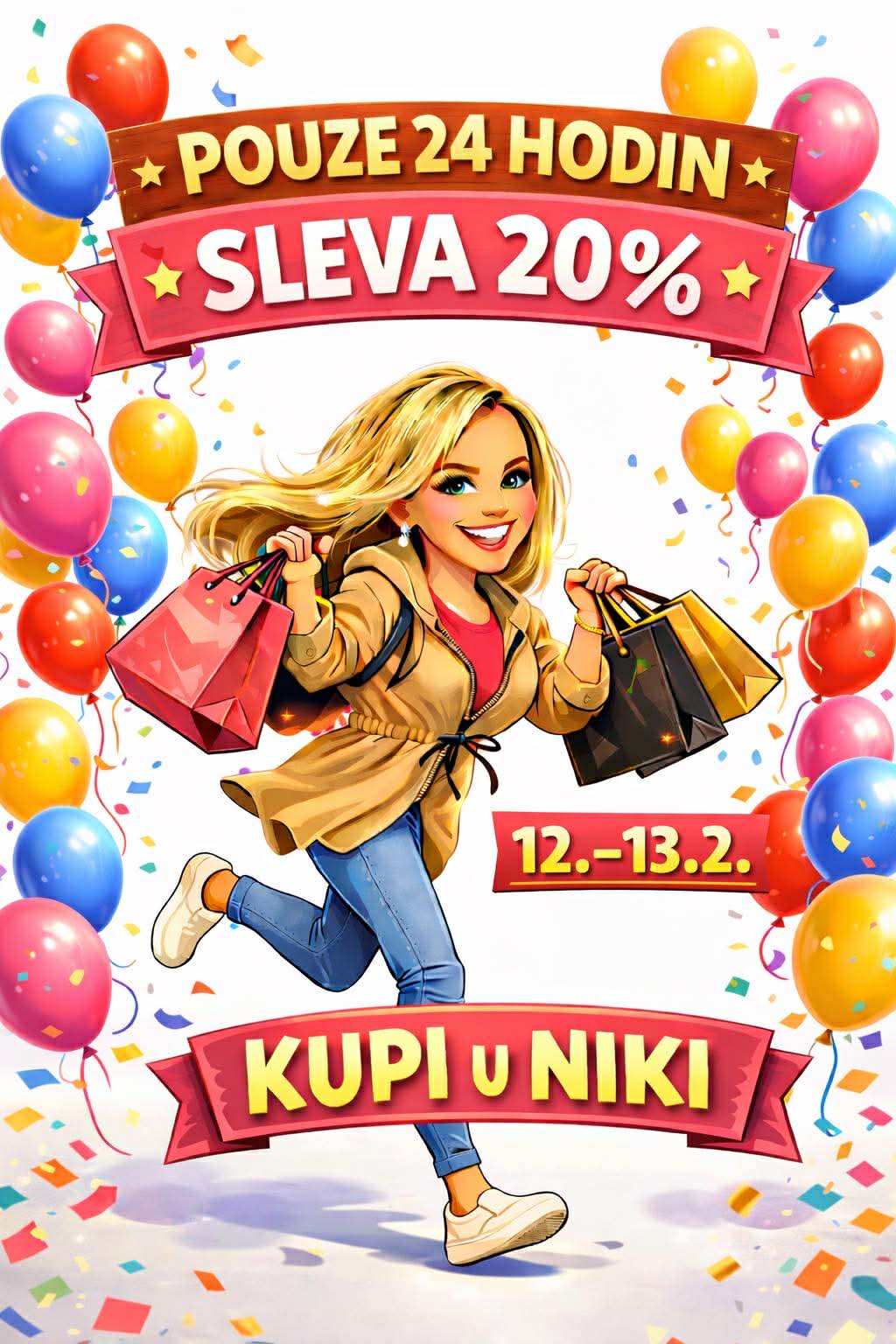 SLEVA 20% NA SKORO CELÝ ESHOP