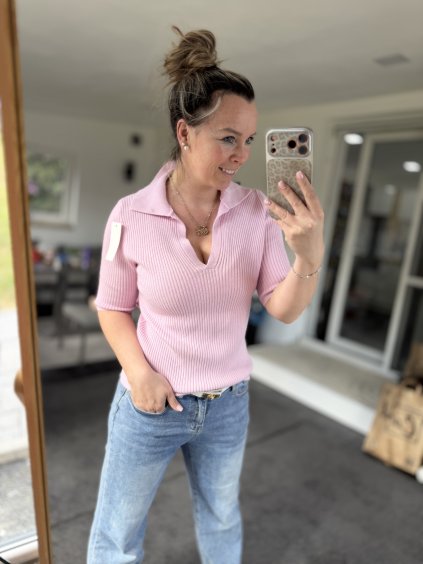 Polo triko s límečkem