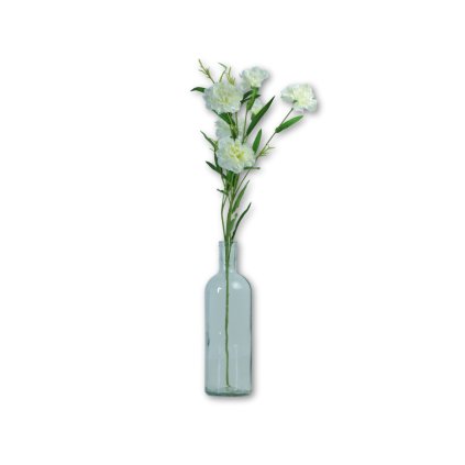 Umělý karafiát jako živý bílý - 73cm