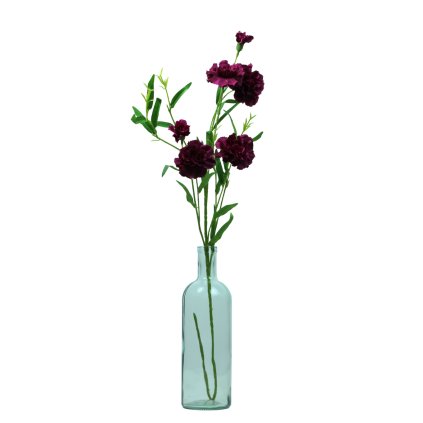 Umělý karafiát jako živý tmavě růžový  - 73cm