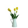 Umělé tulipány žluté silikonové jako živé - 40cm