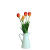 Umělé tulipány oranžové silikonové jako živé - 40cm