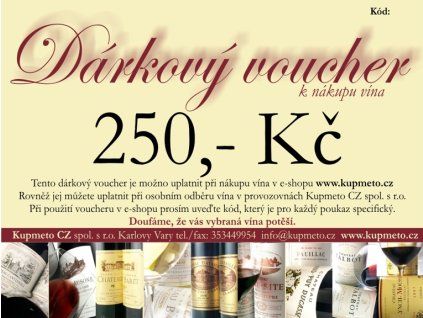 Darkovyvoucher250