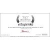 Vzor vstupenky na Galadegustaci 2018