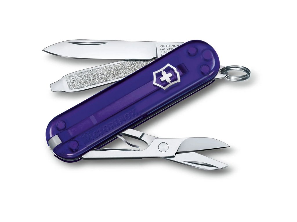 6111 victorinox classic sd transparent colors persian indigo