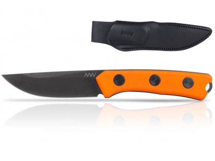 5010 anv knives p200 dlc black orange grip kuze n690