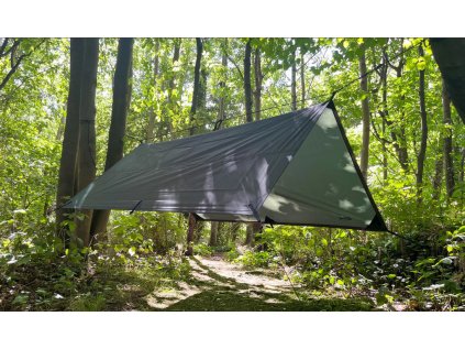 dd hammocks bivakovaci plachta 2x2m junior oliv zelena
