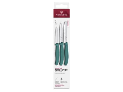 victorinox sada kuchynskych nozu swiss classic 3ks zelena