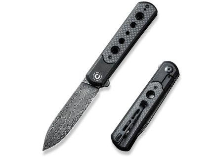 civivi banneret damascus g10 carbon c20040d ds1