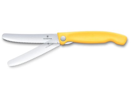 victorinox skladaci piknikovy svacinovy nuz swiss classic zluty