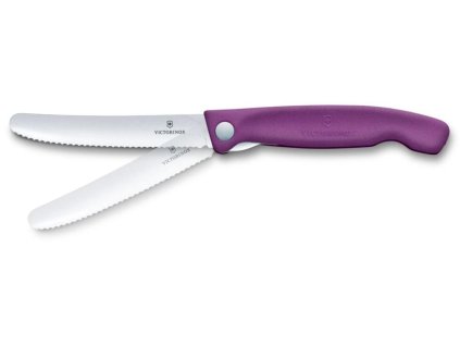 victorinox skladaci piknikovy svacinovy nuz swiss classic fialovy