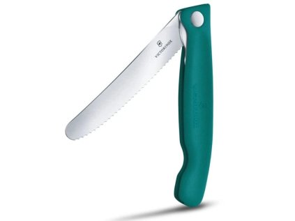 victorinox skladaci piknikovy svacinovy nuz swiss classic zeleny