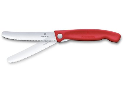 victorinox skladaci piknikovy svacinovy nuz swiss classic cerveny