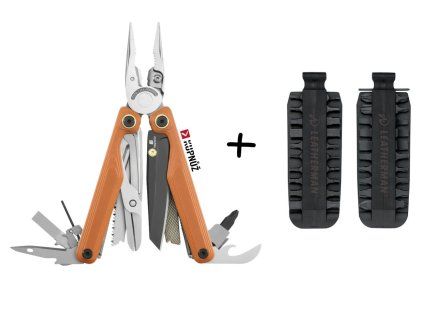 leatherman wave alpha orange sada bitu zdarma
