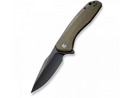 6882 civivi baklash green coarse micarta handle