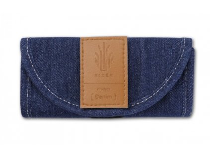 6762 kizer blue denim edc knife roll