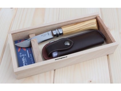 759 opinel vr n 08 inox olive darkove baleni s pouzdrem